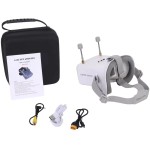 White 4.3 Inch HD LCD Goggle DMKR 008D PRO 5.8G 40ch 3.7V/2000mAh BWhoop Racing Drone with High Visibility